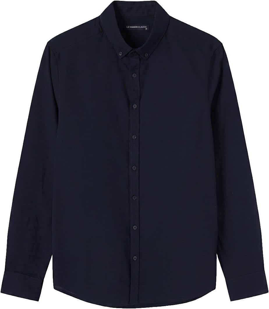 سعر ومواصفات LC WAIKIKI Slim Fit Oxford Men'S Shirt L Navy (B0HKT8SZ5S) على Amazon EG