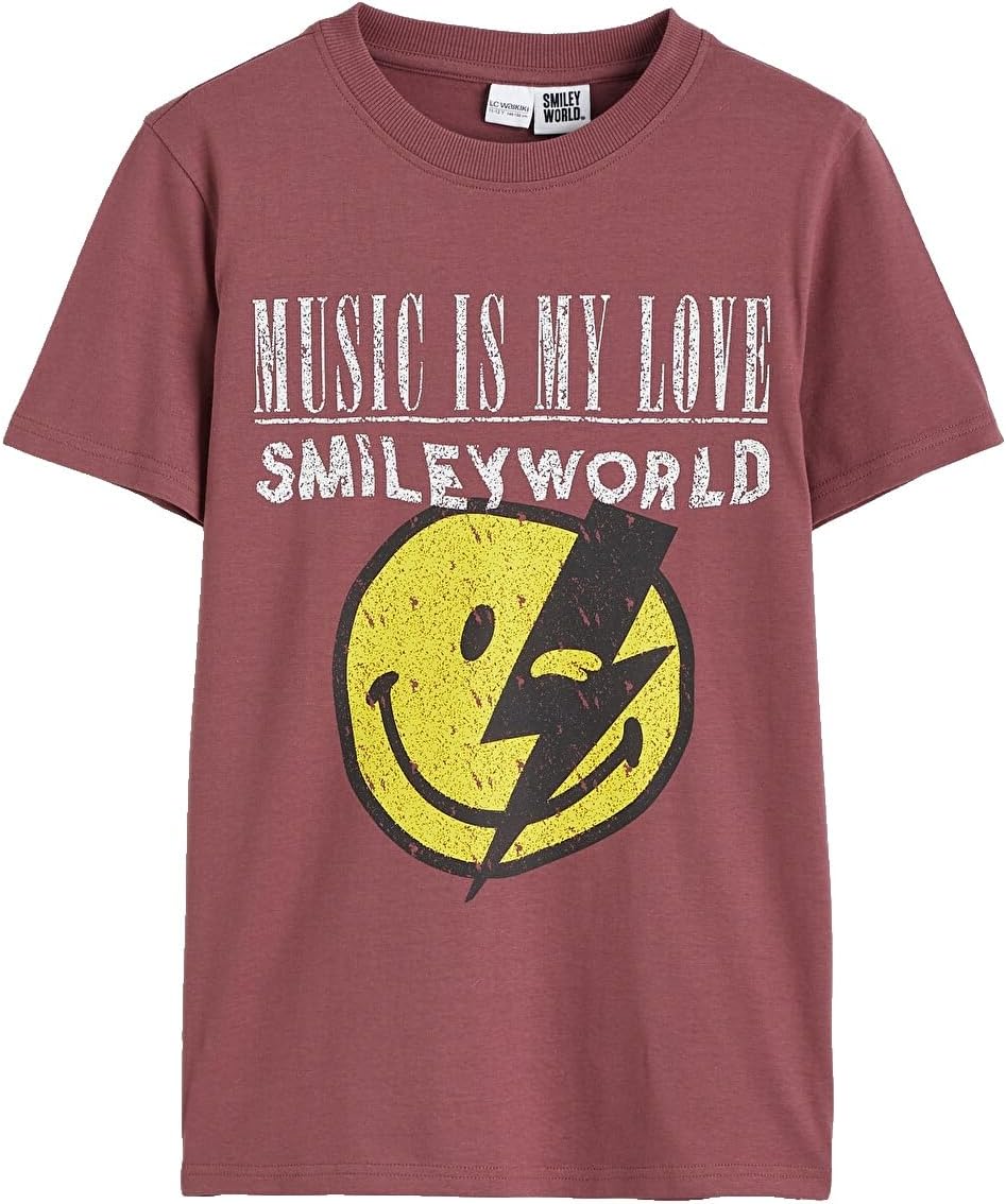 سعر ومواصفات LC WAIKIKI Smileyworld Printed Boy'S T-Shirt 9-10 Years Pink (B0HKT59K1N) على Amazon EG