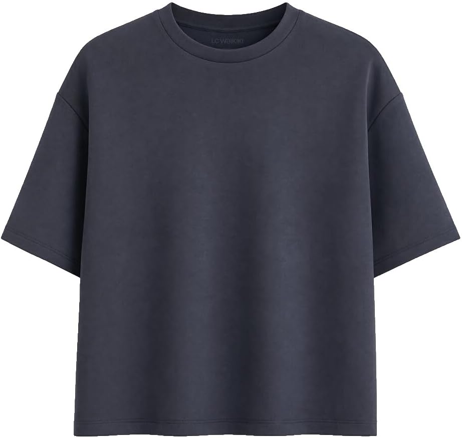 سعر ومواصفات LC WAIKIKI Soft Touch Oversize Women'S T-Shirt Xl Anthracite (B0HKT2SRY6) على Amazon EG