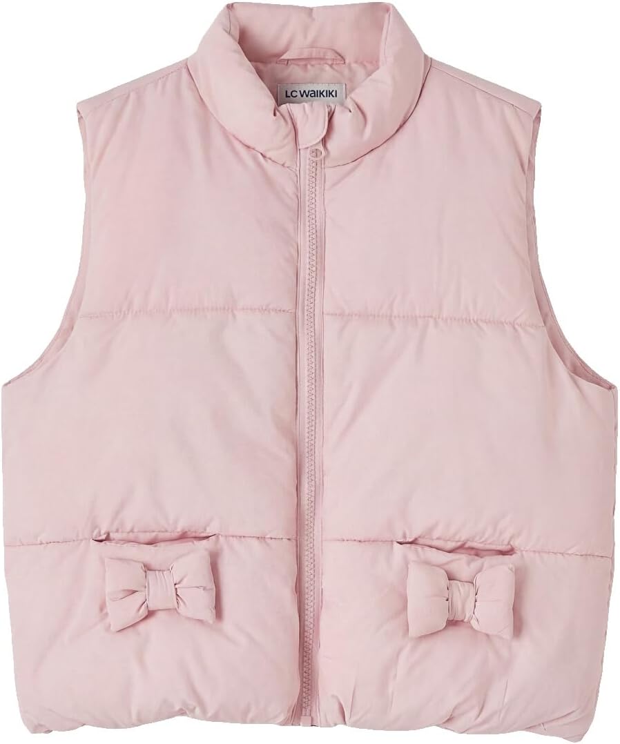 سعر ومواصفات LC واكيكي LC WAIKIKI Stand-Up Collar Girls' Puffer Gilet 6-7 Years Pink (B0HKTD6FYT) على Amazon EG