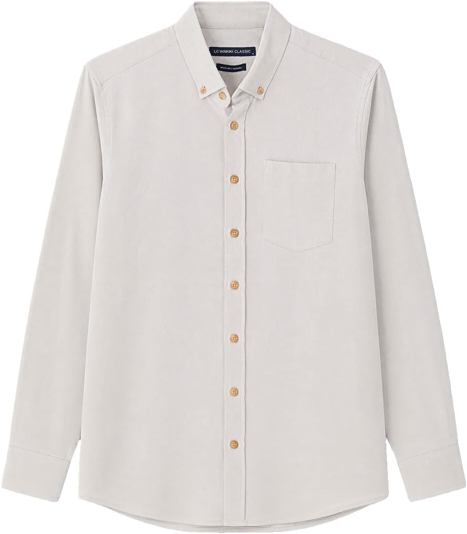 سعر ومواصفات LC WAIKIKI Standard Fit Dobby Men's Shirt (B0HJWJ57ZT) على Amazon EG