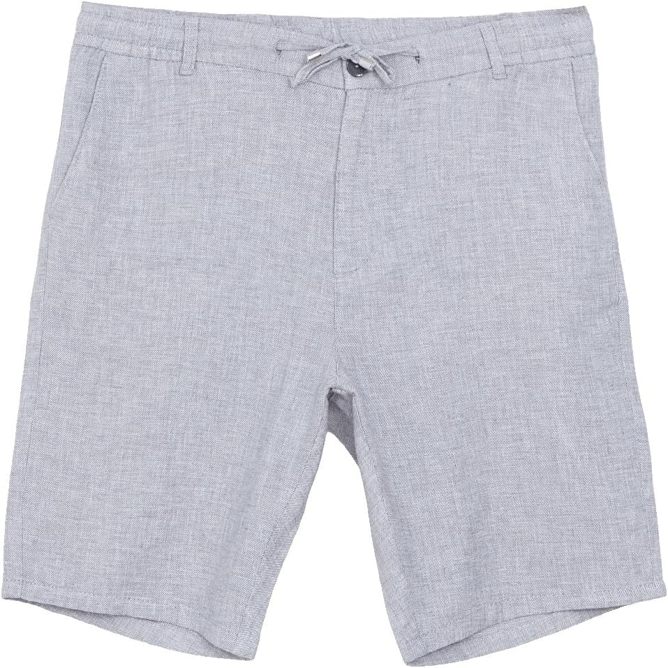 سعر ومواصفات LC WAIKIKI Standard Fit Linen Blend Men'S Shorts 34 Grey (B0HKTCFBW5) على Amazon EG