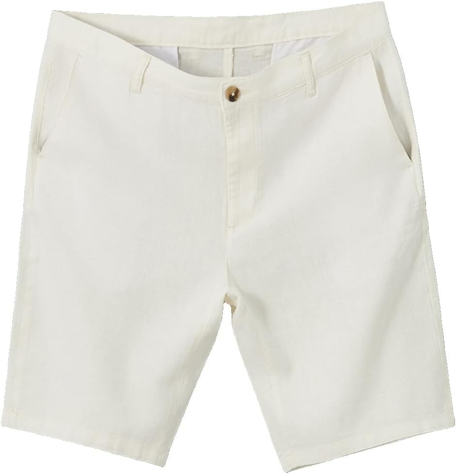 سعر ومواصفات LC WAIKIKI Standard Fit Linen Blend Men'S Shorts 30 White S5FL12Z8-R9J-30-8684680330613 (B0HKTKJ45G) على Amazon EG