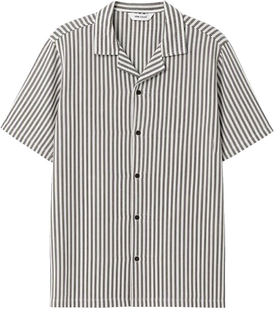 سعر ومواصفات LC WAIKIKI Standard Fit Striped Men's Shirt (B0HJW5FZSG) على Amazon EG