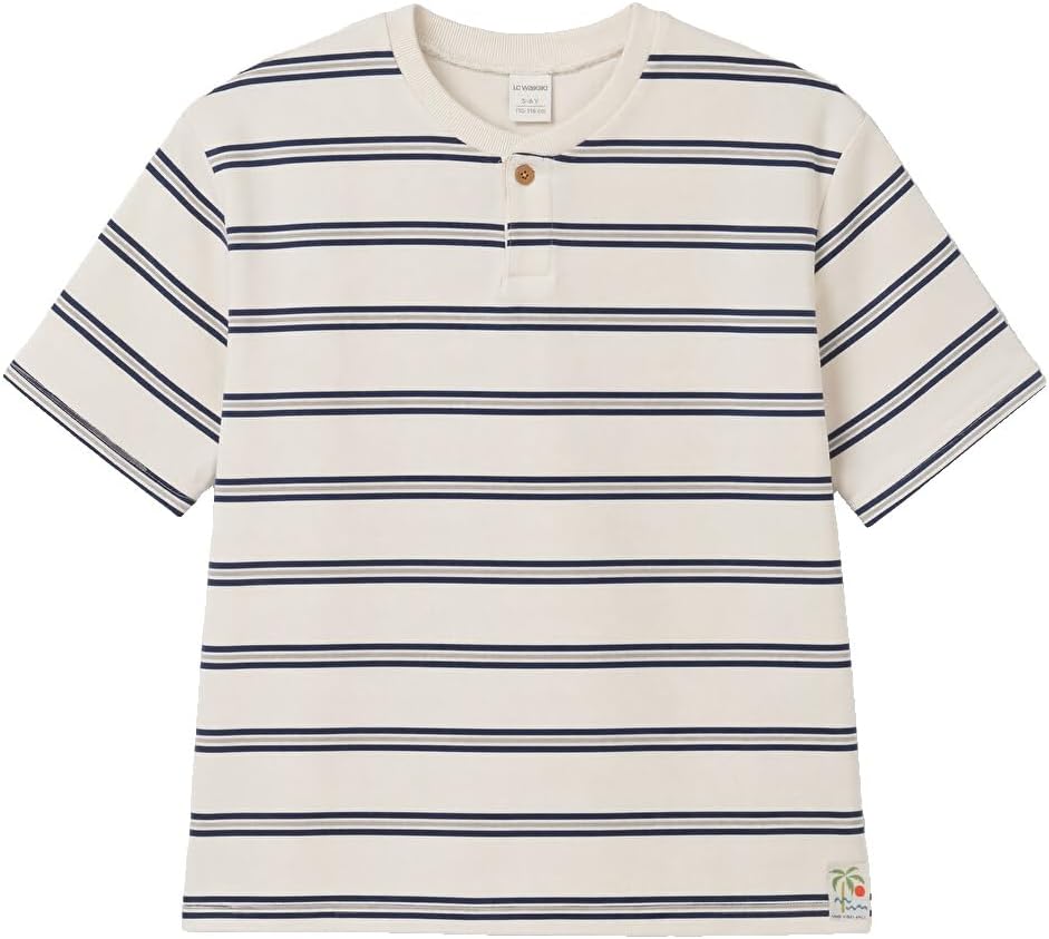 سعر ومواصفات LC WAIKIKI Striped Boys' T-Shirt 4-5 Years Blue (B0HKSYQFM3) على Amazon EG