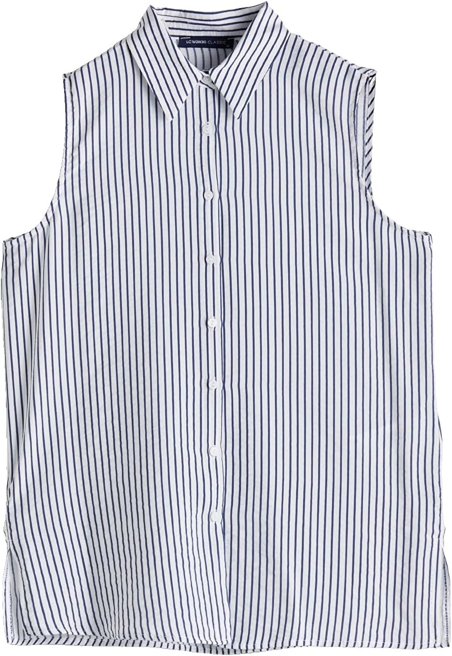 سعر ومواصفات LC WAIKIKI Striped Women'S Shirt 44 Indigo (B0HKT1V216) على Amazon EG