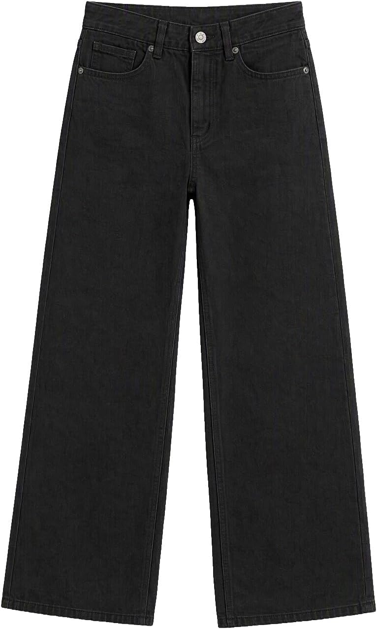سعر ومواصفات LC WAIKIKI Wideleg Women'S Jeans 26 Black (B0HKTFK4RC) على Amazon EG