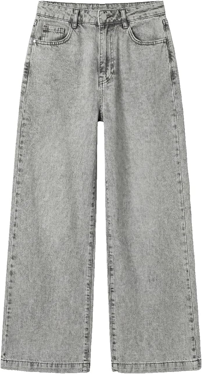 سعر ومواصفات LC WAIKIKI Wideleg Women'S Jeans 40 Grey (B0HKTTM61C) على Amazon EG