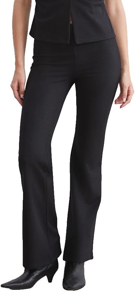 سعر ومواصفات LC WAIKIKI Women'S Trousers With Elastic Waist And Flared Leg S Black (B0HKTJ2PTL) على Amazon EG