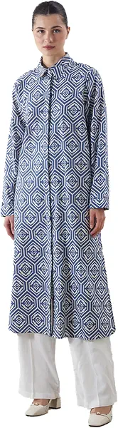 سعر ومواصفات LC واكيكي بلوزة طويلة منقوشة للنساء (B0GVJTPXFW) على Amazon EG