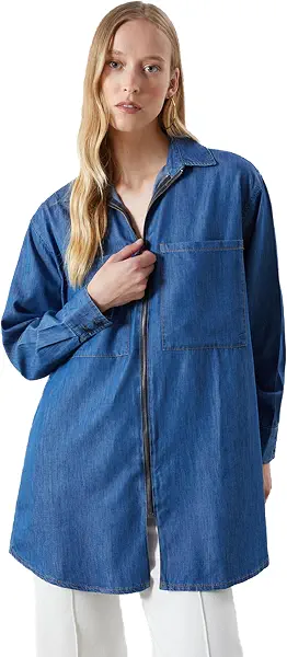 سعر ومواصفات LC واكيكي تونيك جينز بقبة للنساء (B0GYZN5N4N) على Amazon EG