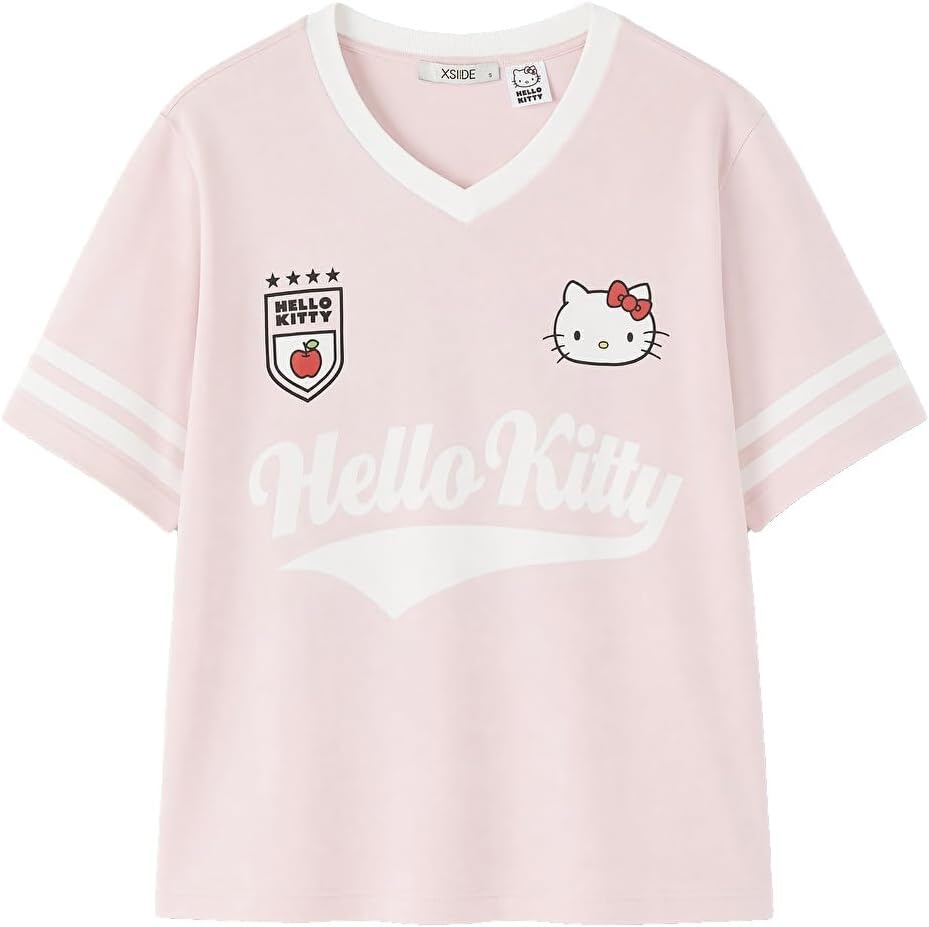 سعر ومواصفات LC واكيكي تي شيرت نسائي قطن 100% مطبوع عليه Hello Kitty مقاس M زهري (B0HKSZM6N5) على Amazon EG