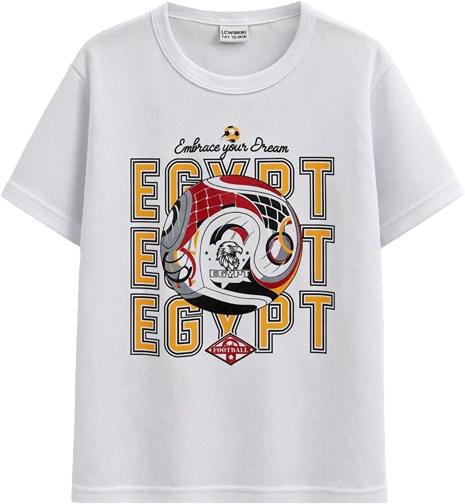 سعر ومواصفات LC واكيكي تيشرت للاولاد مطبوع عليه مصر (B0HJWCGSW1) على Amazon EG