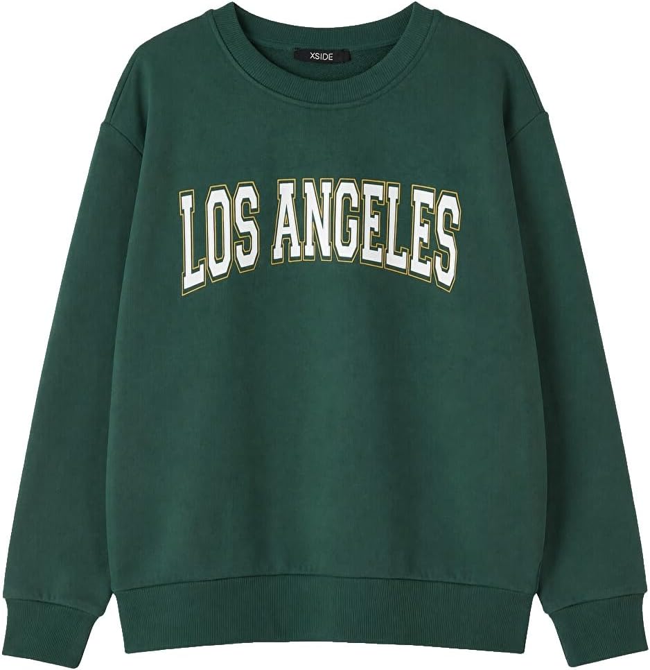 سعر ومواصفات LC واكيكي سويت شيرت مطبوع عليه Los Angeles للنساء، مقاس XL، لون اخضر (B0HKTD57YR) على Amazon EG