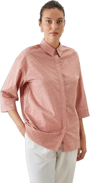 سعر ومواصفات LC واكيكي قميص منقوش للنساء (B0FT9WH342) على Amazon EG