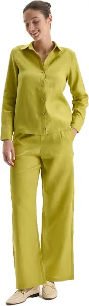 سعر ومواصفات LC واكيكي قميص نسائي من LC WAIKIKI - 100% كتان (B0GZDY4CLF) على Amazon EG