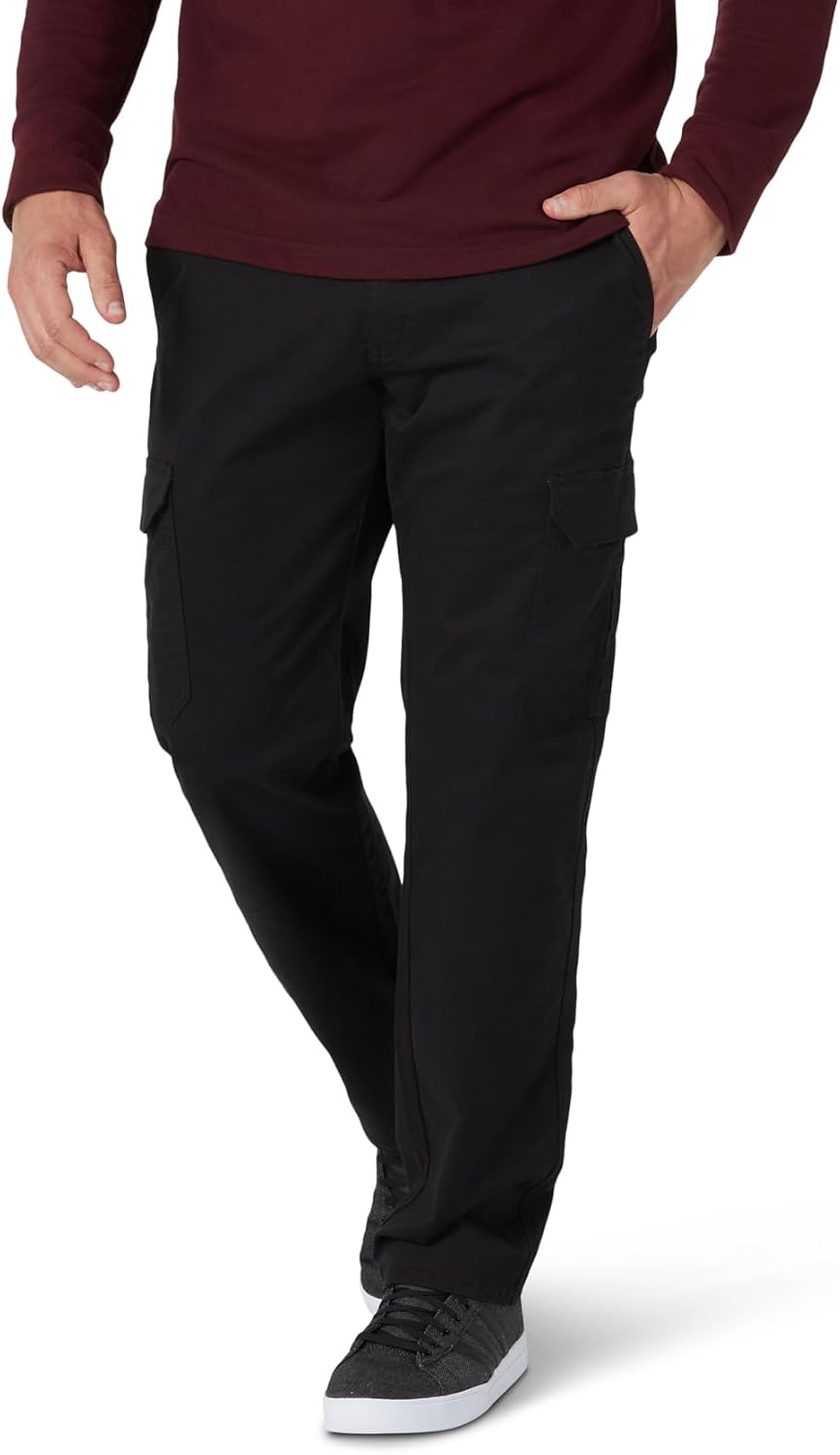 سعر ومواصفات Lee Men's Performance Series Extreme Comfort Twill Straight Fit Cargo Pant, Buddy Black, 30W / 32L (B08BVZZJXM) على Amazon EG