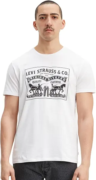 سعر ومواصفات Levi's Mens 2HORSE GRAPHIC TEE T-Shirt (pack of 1) (B09QGVR5Y1) على Amazon EG