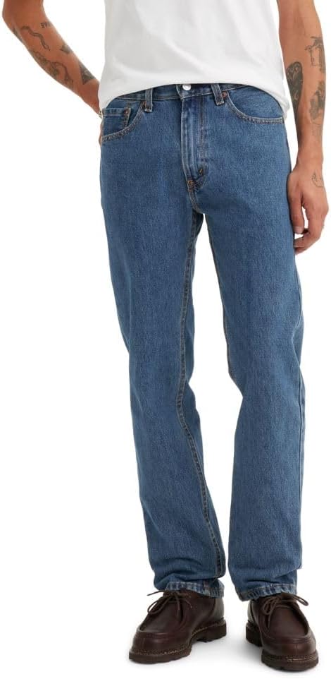 سعر ومواصفات Levi's mens 505 Regular Fit Jeans (Also Available in Big & Tall) (B0018QOB2S) على Amazon EG