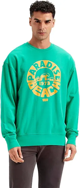 سعر ومواصفات Levi's Mens Paradise Sweatshirt Sweatshirt (pack of 1) (B0DBG768FY) على Amazon EG