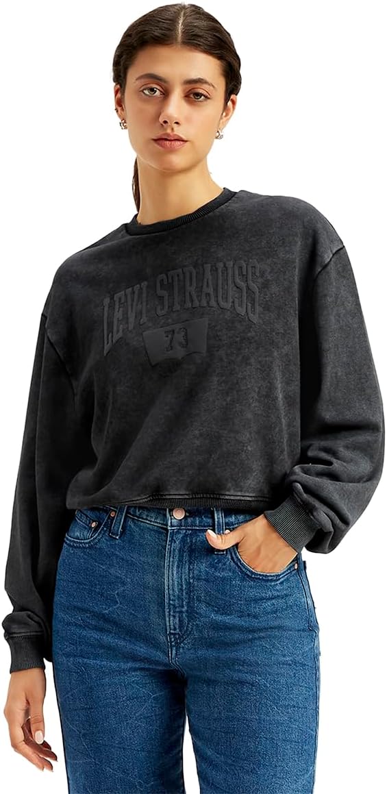 سعر ومواصفات Levi's Womens BNG LS Drop Sweatshirt Sweatshirt (pack of 1) (B0DBG698MC) على Amazon EG