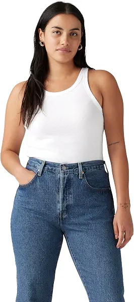 سعر ومواصفات ليفايس Levi's Womens ESSENTIAL RACER TANK Dress (pack of 1) (B0DVT5W2QK) على Amazon EG