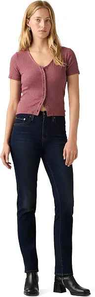 سعر ومواصفات Levi's ليفايس بنطلون جينز بقصة مستقيمة وخصر مرتفع للنساء 724 (B0GCJ5SY8C) على Amazon EG