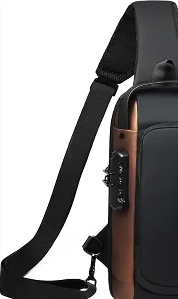 سعر ومواصفات LEZOY Anti-Theft Crossbody Sling Backpack, Multi-pocket Casual Chest Bag, Handbag & Shoulder Bag With USB Charging Port & Password Lock, Waterproof Travel Bag for Men And Women. (B0DCTXNXVH) على Amazon EG