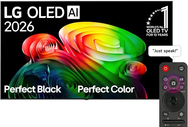 سعر ومواصفات تلفزيون ذكي OLED55B66LA OLED بتقنية الذكاء الاصطناعي B6 ودقة 4K مع ريموت ماجيك للتحكم بالذكاء الاصطناعي ونظام ويب او اس 26 إصدار 2026 من ال جي، 55 بوصة (B0H184YYDP) على Amazon EG