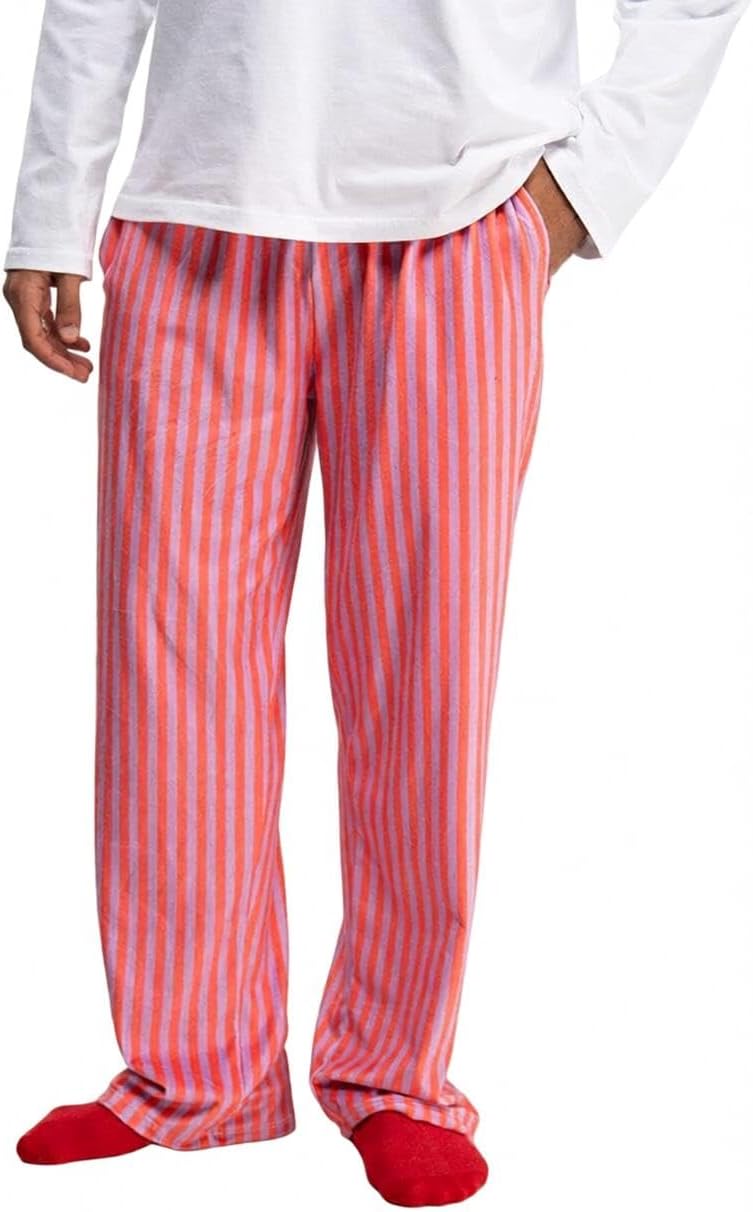 سعر ومواصفات Lilac & Orange Striped Fluffy Pjoys (B0HKJX24WW) على Amazon EG