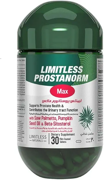 سعر ومواصفات LIMITLESS PROSTANORM MAX 30 TABLETS JARS (B0FHHYYLZX) على Amazon EG
