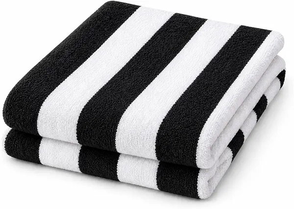 سعر ومواصفات Lotus Home 1 Piece Velour Premium Bath Towel Set | 600 GSM | 95x180 cm | 100% Egyptian Cotton | Luxury High-End Soft Towel | Suitable Bath, Beach, Pool, Body Wrap, and Spa Use | White & Black (B0GRWXR9PS) على Amazon EG