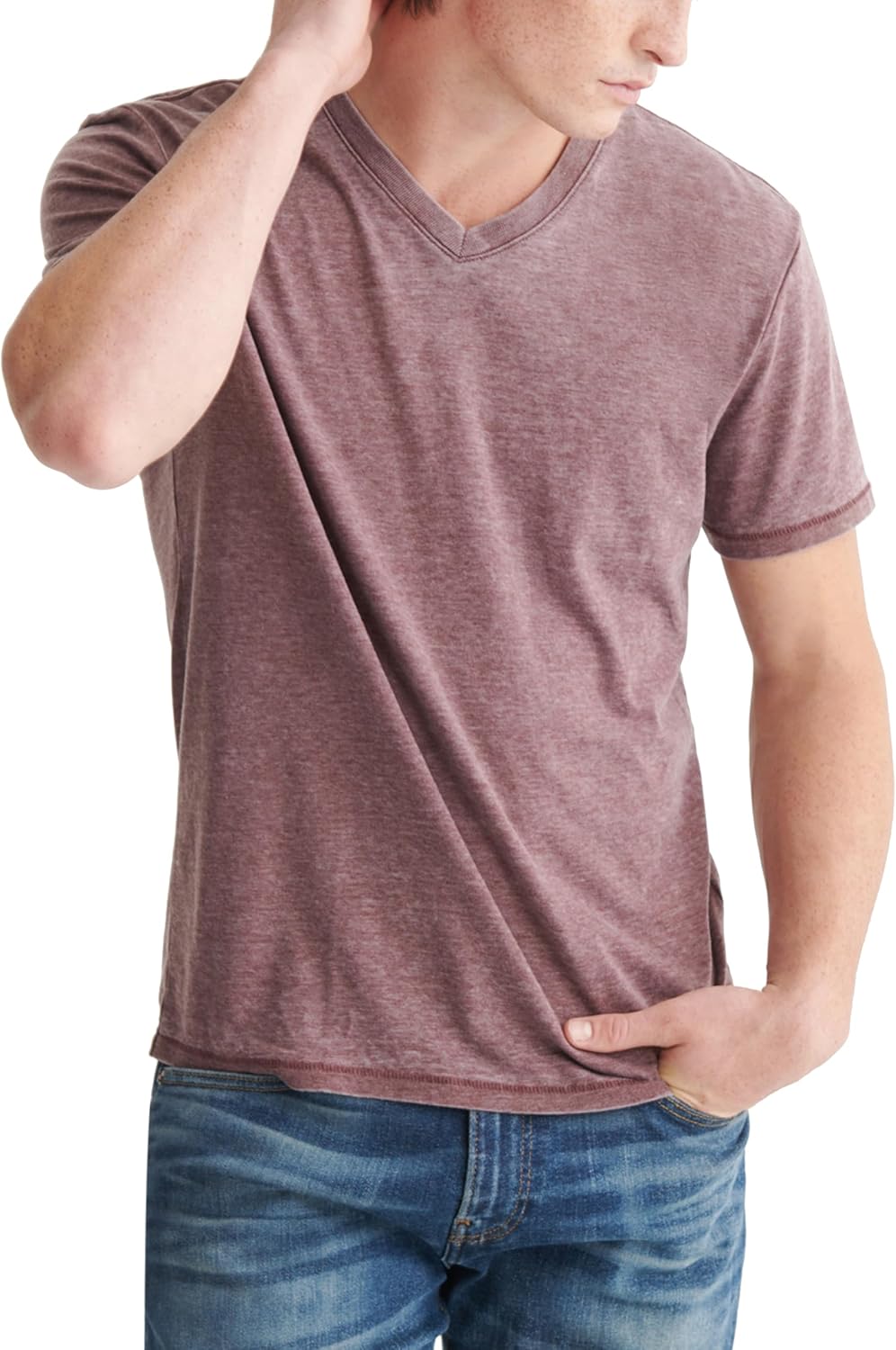سعر ومواصفات Lucky Brand Men's Venice Burnout V-Neck Tee Shirt T, Port Royale, XL (B08R6CDXGH) على Amazon EG