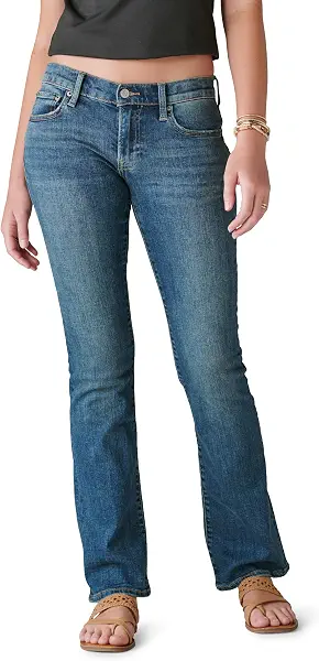 سعر ومواصفات Lucky Brand بنطلون جينز نسائي متوسط الارتفاع من Lucky Brand، Ocean Road، 26W x 32L (B01ESB1BYU) على Amazon EG