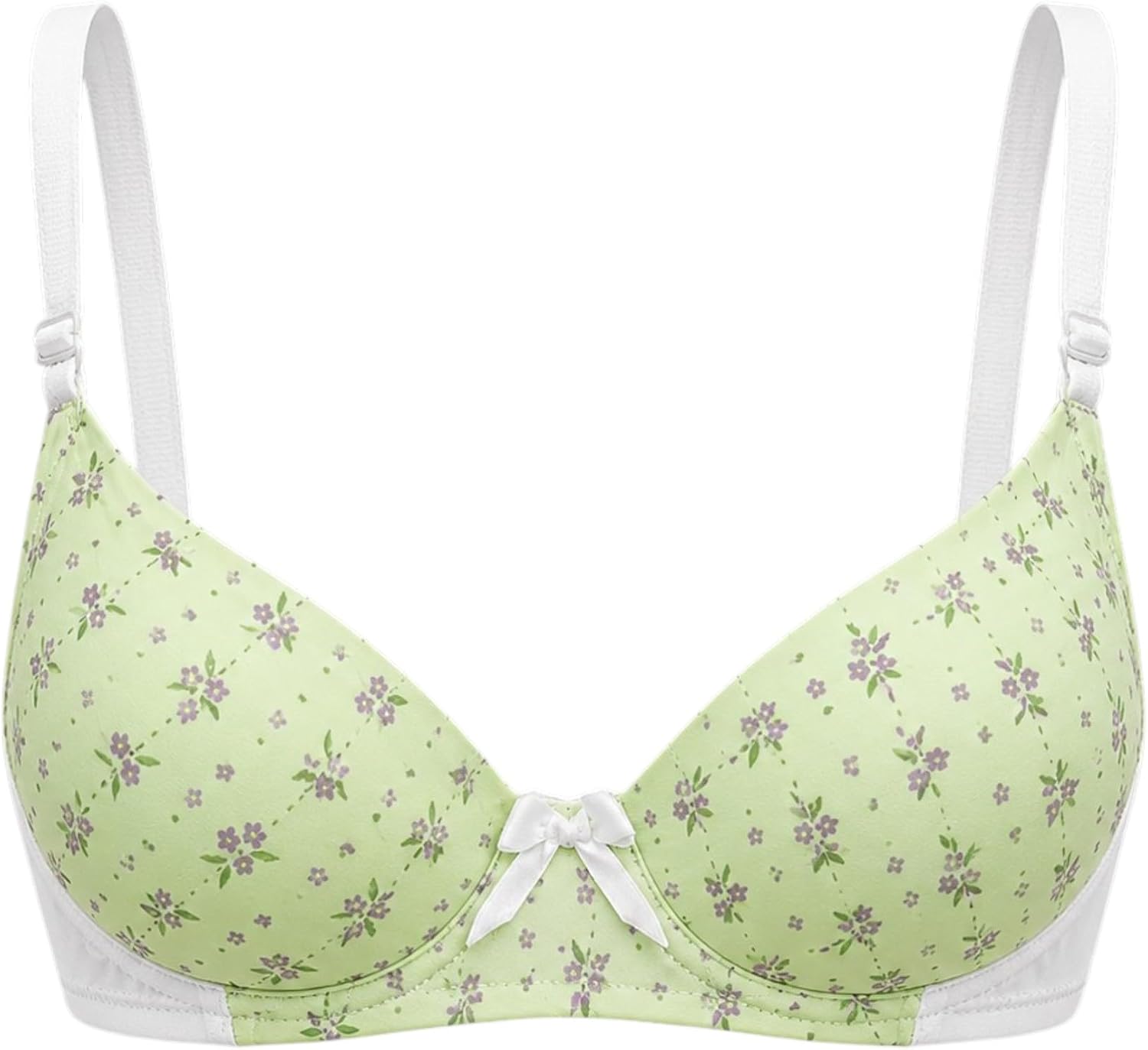 سعر ومواصفات Luxxa Push Up First Bra Cup B Printed Flower For Girls-Green-75 (B0HHFL9TCP) على Amazon EG