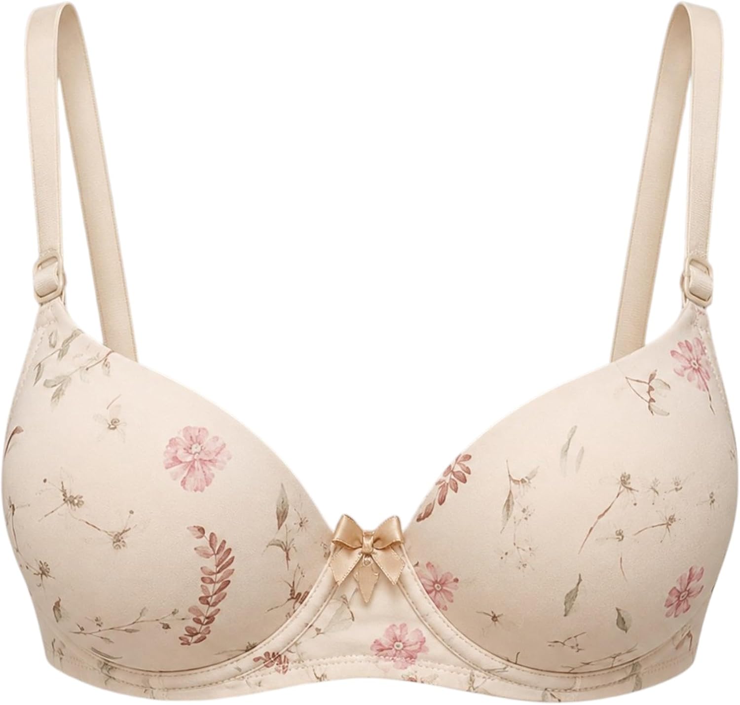 سعر ومواصفات Luxxa Push Up First Bra Cup B Printed Flower For Girls-Beige-75 (B0HHFQF299) على Amazon EG