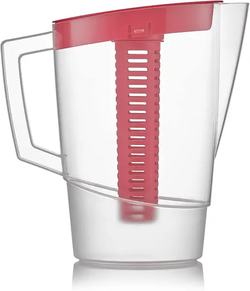 سعر ومواصفات M-Design Jug with Infuser 2.2L - BPA Free, Microwave Safe, Dishwasher Safe, Food Safe - Red (B0BXT5NKS9) على Amazon EG