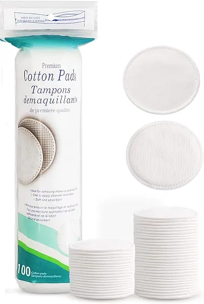 سعر ومواصفات Makeup Remover cotton Pads for Face 80 pack Hypoallergenic, Lint-Free, 100% Pure Cotton Wipes Cotton Pads for Face Cleansing, Removing Makeup, Applying Facial Toner & Nail Polish Remover pack off 1 (B0BCS9CPYH) على Amazon EG
