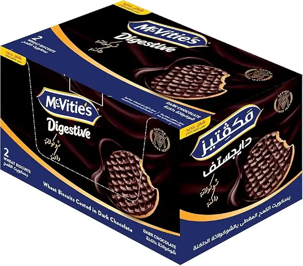 سعر ومواصفات McVitie's Biscuits Digestive Dark Chocolate - 28gm (Pack of 12) (B0H58L31W8) على Amazon EG