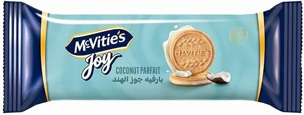 سعر ومواصفات Mcvities Joy Coconut Parfait Biscuit - 6 Biscuits (Pack of 12) (B0H58KYKHD) على Amazon EG