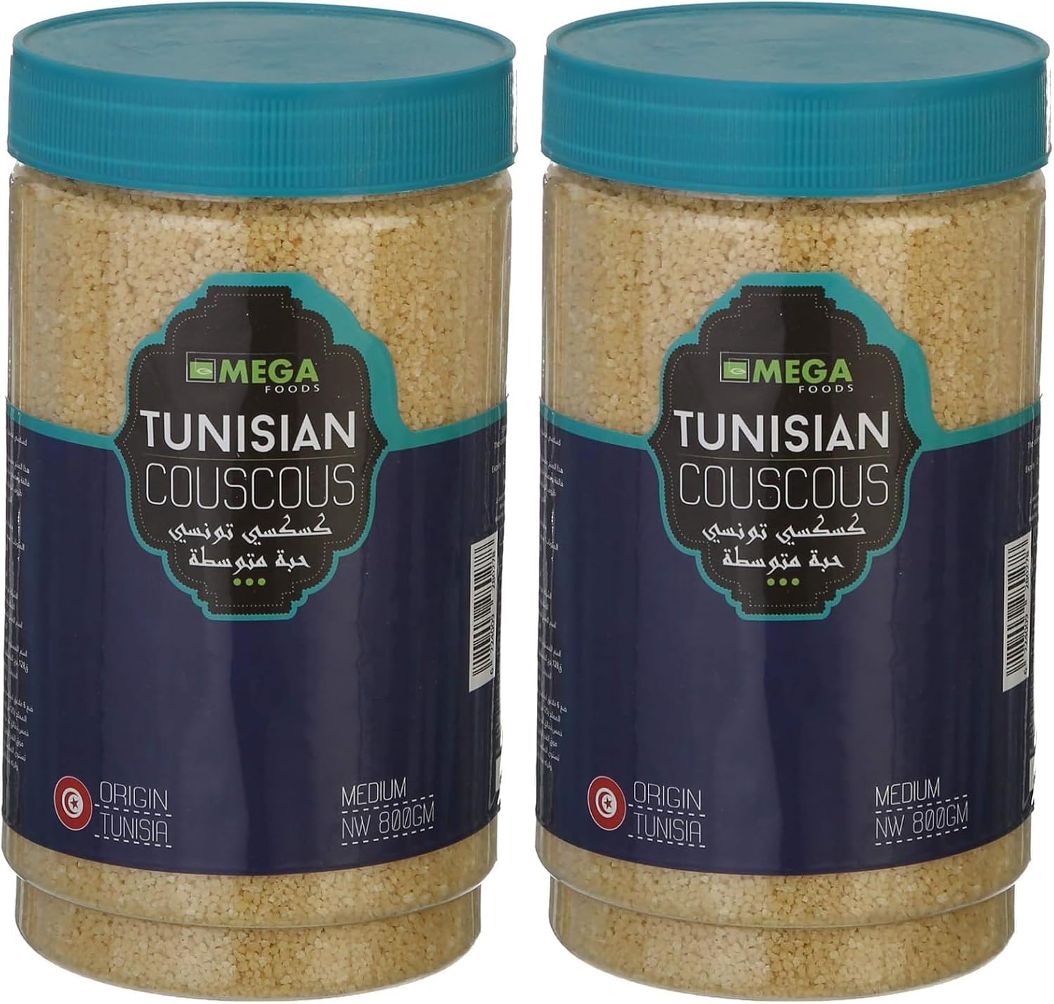 سعر ومواصفات Mega tunisia couscous, 800 gm (Pack of 2) (B0HLDY1HB4) على Amazon EG