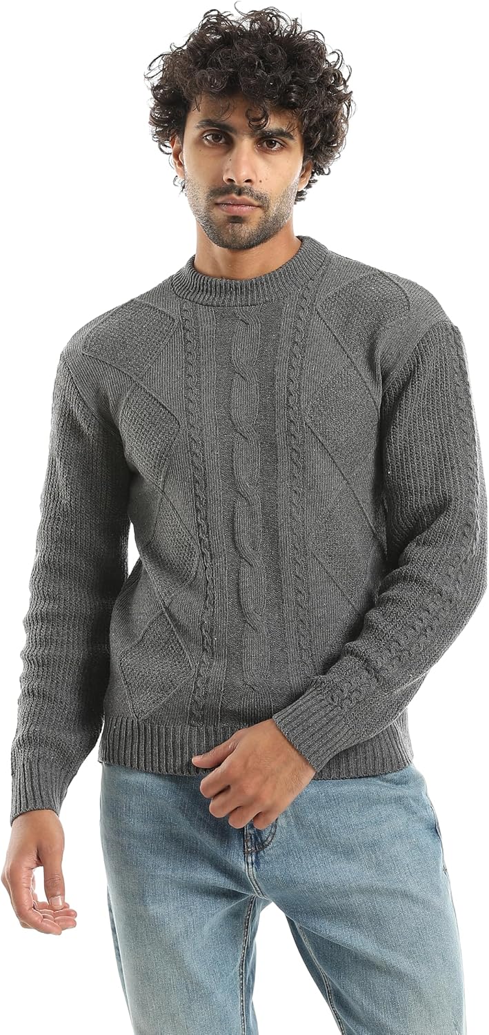 سعر ومواصفات Mens Men's Plain Wool pullover with Diamond Design Men's Plain Wool pullover with Diamond Design (B0FTZFM366) على Amazon EG