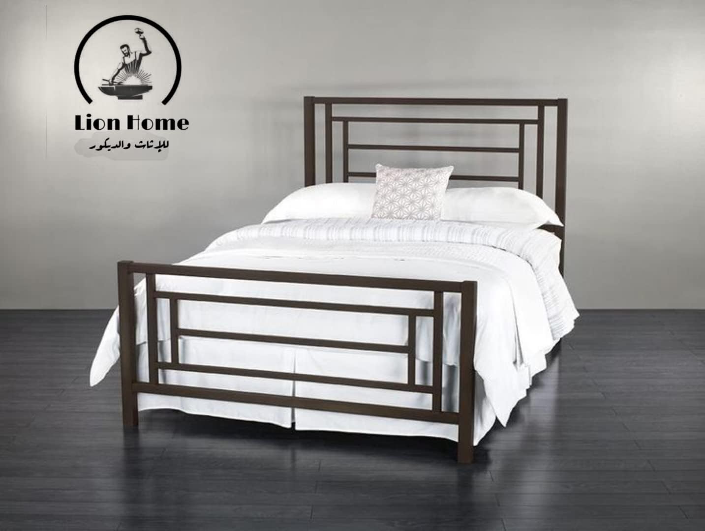 سعر ومواصفات Metal Bed - 120cm - Brown (B0BSSGQ8ZW) على Amazon EG