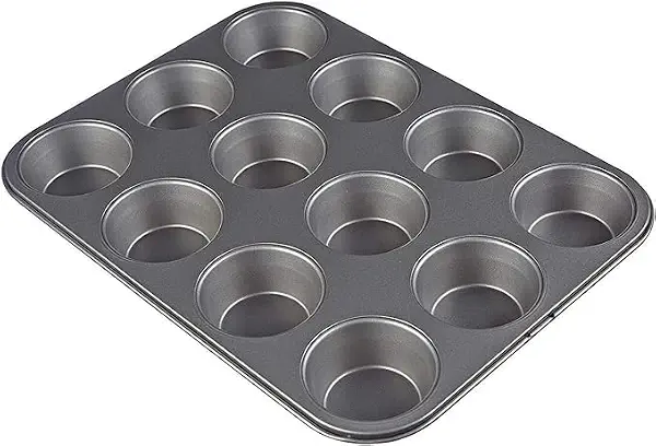 سعر ومواصفات MINGYY Stainless Steel Non Stick Muffin Cupcake Baking Pan Tray For Kitchen - Silver (B0DKP738FK) على Amazon EG