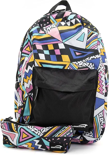 سعر ومواصفات Mintra Unisex Printed School Bags 3 Pocket With Laptop Pocket (B0BSXKMH24) على Amazon EG