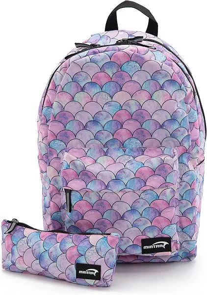 سعر ومواصفات Mintra Unisex Printed School Bags 3 Pocket With Laptop Pocket (B0BSXL1TS9) على Amazon EG