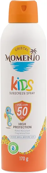 سعر ومواصفات Momento Sunscreen Spray For Kids SPF 50 170g (B0FS799Z13) على Amazon EG
