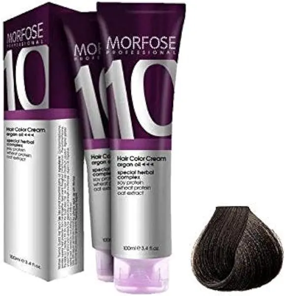 سعر ومواصفات Morfose 10 professional hair colour cream 100 ml, no. 5.3 light dore brown (B07QFN3R8J) على Amazon EG