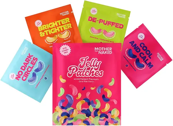سعر ومواصفات MotherNaked Jelly Patches | 4-Pack Undereye Patch Bundle | No Dark Circles | Cool and Calm | Brighter and Tighter | De-Puffed (B0FV2YTT9B) على Amazon EG