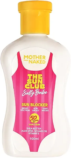 سعر ومواصفات MotherNaked Sun Blocker SPF 50 | 100ml | Lightweight | Non-Greasy Fast Absorbing Sunscreen | No White Cast | UV Protection | Suitable For Face And Body (B0FV2WCK8Y) على Amazon EG